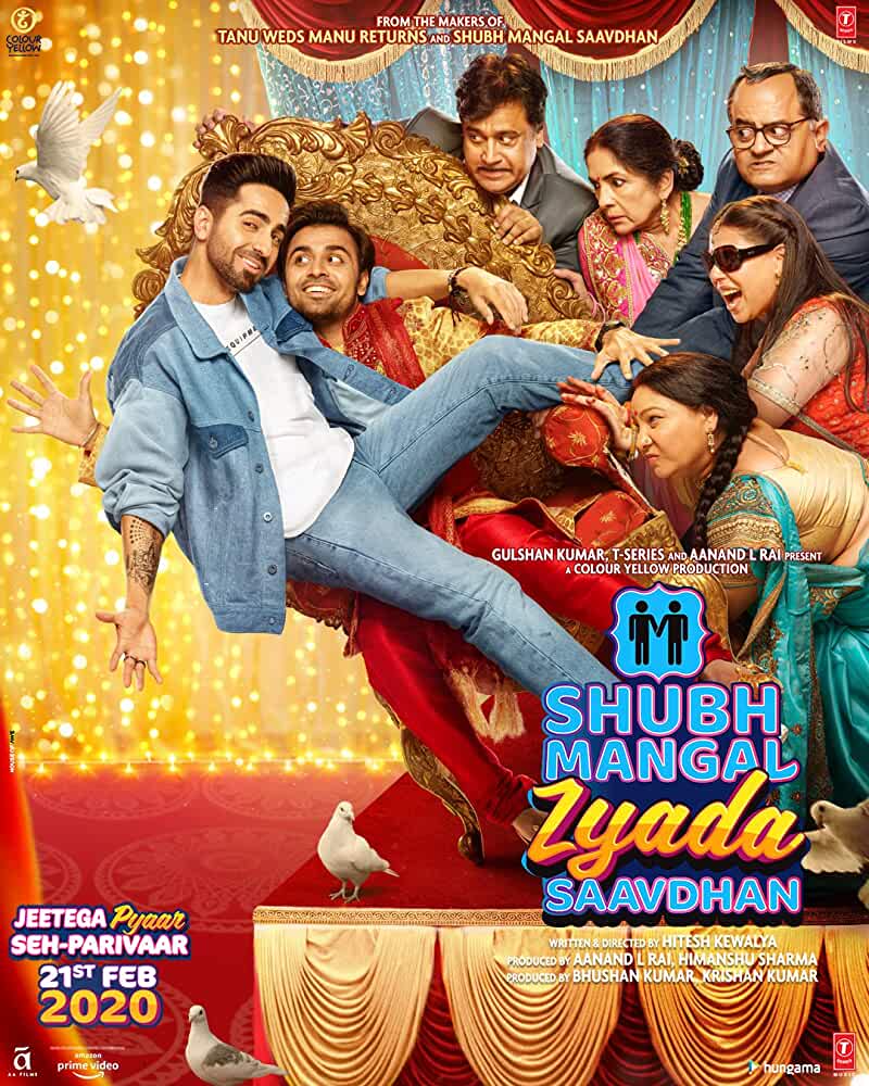 Download Shubh Mangal Zyada Saavdhan (2020) Hindi Movie HdRip 480p [400MB] || 720p [1.4GB] || 1080p [2GB]