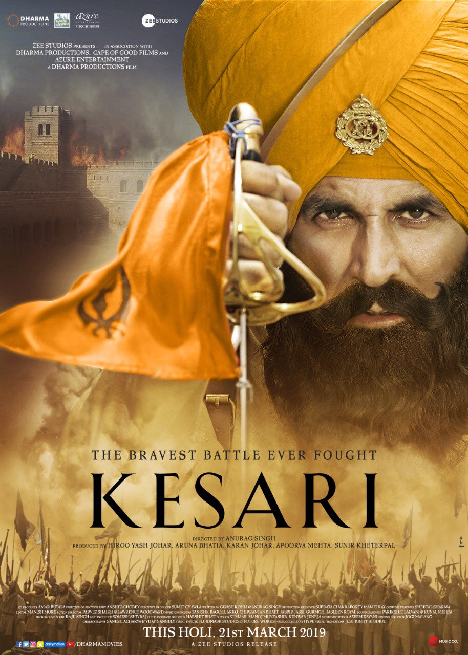 Download Kesari (2019) Hindi Movie Bluray Print 480p [400MB] || 720p [1.3GB]